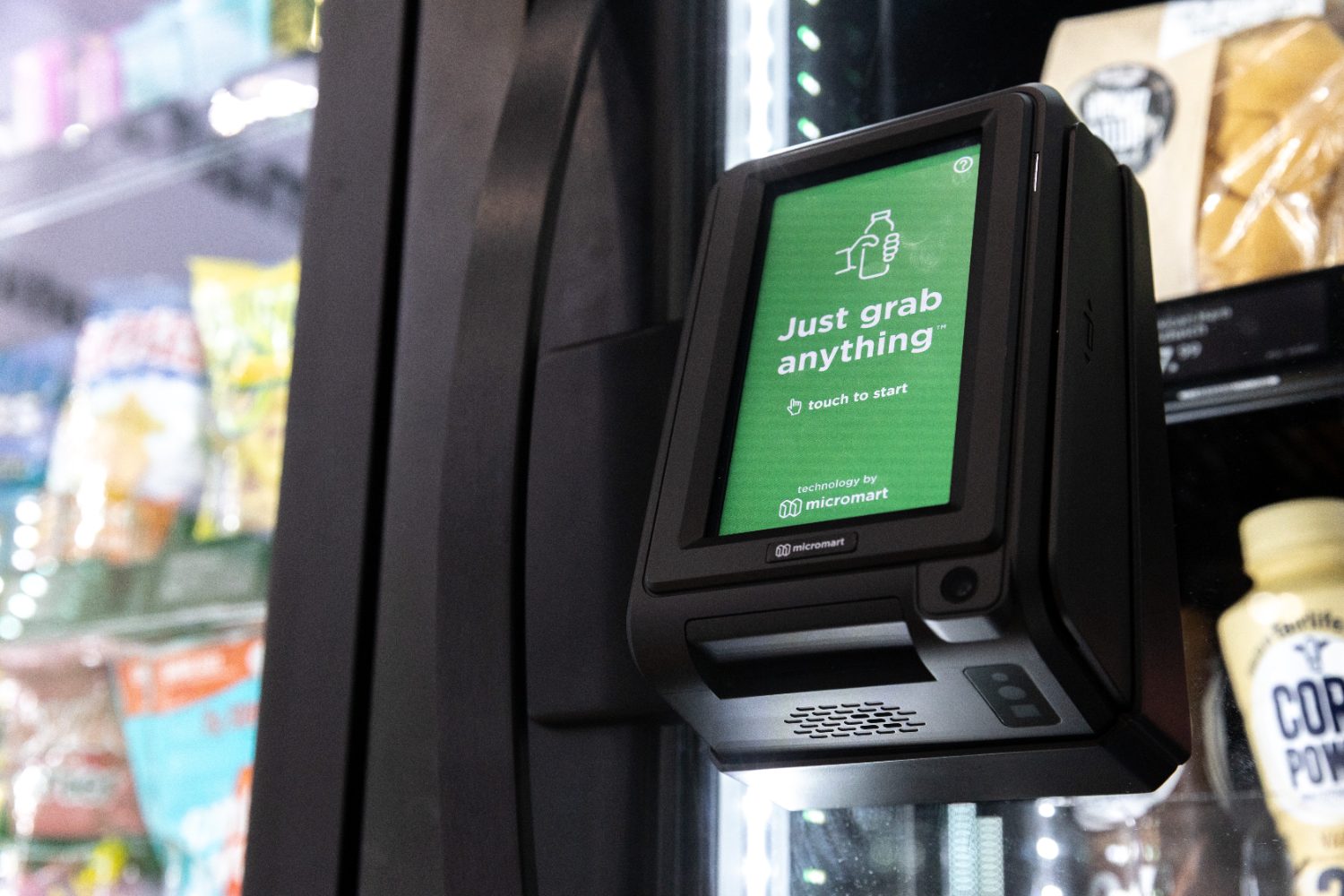 Tap-to-start touchscreen reading Just grab anything